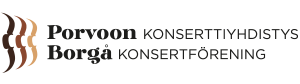 Porvoon konserttiyhdistyksen Borgå konsertföreningslogo